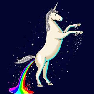 Unicorn poop wallpaper
