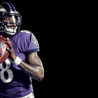 Lamar Jackson desktop wallpaper