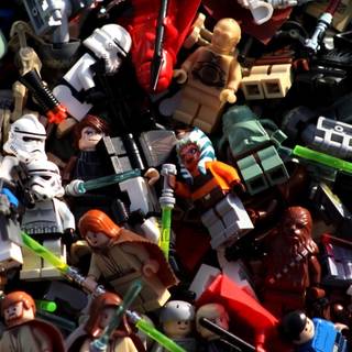 Lego Star Wars characters wallpaper