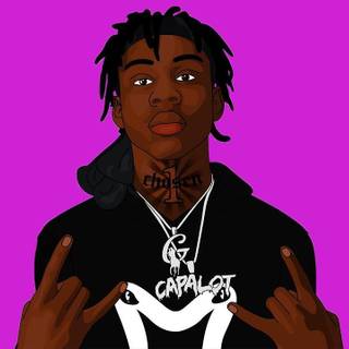 Polo G cartoon wallpaper