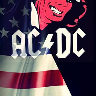 AC/DC American flag wallpaper
