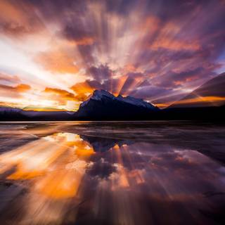 Banff National Park Canada 4K wallpaper