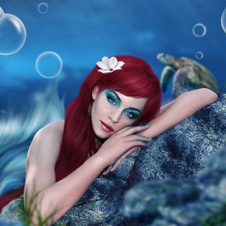 Beautiful mermaid wallpaper