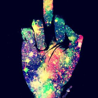 The middle finger wallpaper