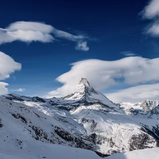 Snowy hills wallpaper