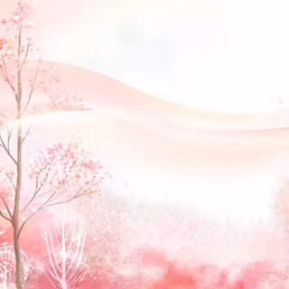 Peach tree anime wallpaper