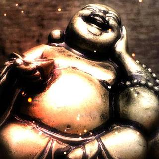 Laughing Buddha phone art wallpaper