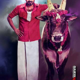 Vijay Mass mobile animated wallpaper