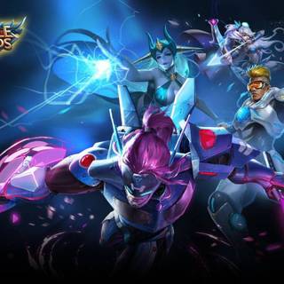 Mobile Legends all the heroes wallpaper