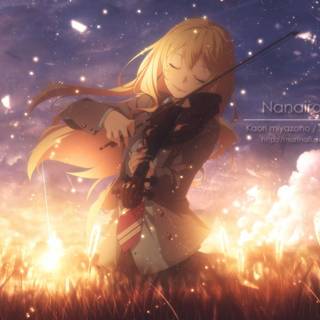 Kaori Miyazono aesthetic wallpaper