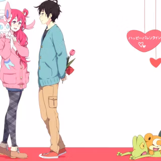 Valentine's Day anime wallpaper