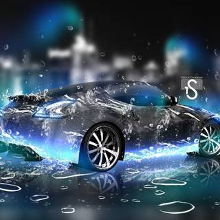 Full Hd blue cars desktop wallpaper