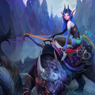 Tiger girl wallpaper