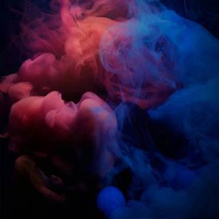 Color smoke wallpaper