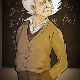 Mobile Einstein wallpaper