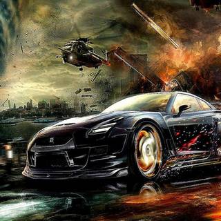 3D car wallpaper