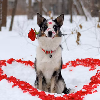 Valentines animals desktop wallpaper