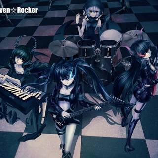 Rock band anime girls wallpaper