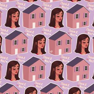 Thank U Next aesthetic wallpaper