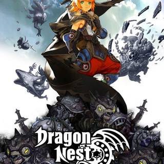 Dragonest mobile logo HD wallpaper