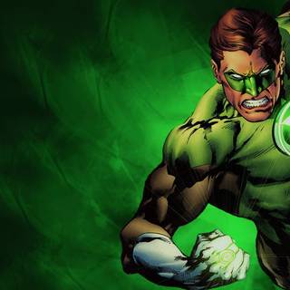 Green Lantern city wallpaper