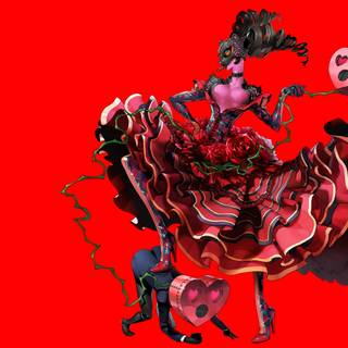 Skull Persona 5 desktop wallpaper