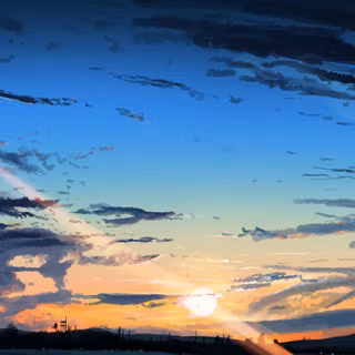 Hd sky anime wallpaper