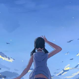 Weathering with You phone wallpaper