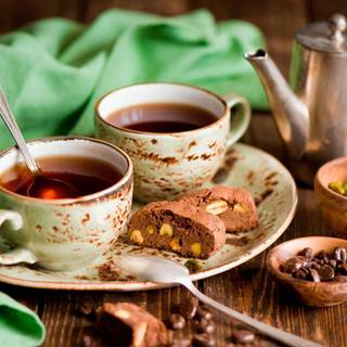 Afternoon tea wallpaper