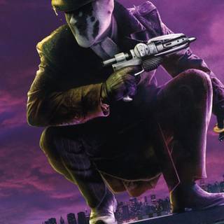 Rorschach phone wallpaper