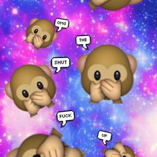 Space Emojis wallpaper