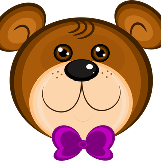 Cute bear faces wallpaper