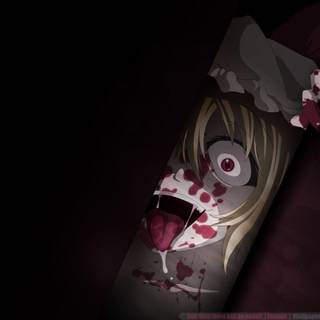 Anime smiling horror wallpaper