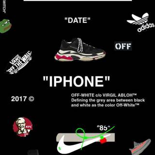 Gucci and Balenciaga wallpaper