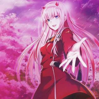 Zero Two anime HD wallpaper