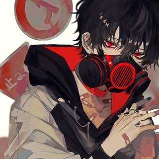 Anime boy hoodie wallpaper