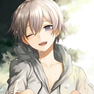 Anime boy hoodie wallpaper