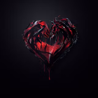 Dark Valentine's Day wallpaper
