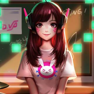 D.va desktop wallpaper