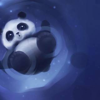 Panda Valentine wallpaper