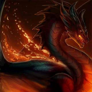 Red Dragon Emperor wallpaper