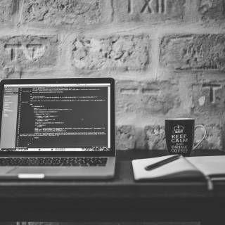 Black laptop wallpaper