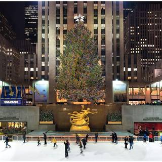 Rockefeller Center Christmas wallpaper