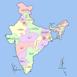 India map desktop wallpaper