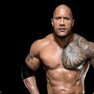 Dwayne the Rock Johnson workouts wallpaper