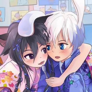 Anime boys with friends wallpaper