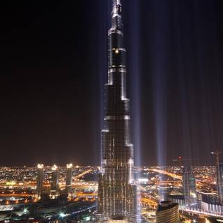 Night Burj Khalifa mobile wallpaper