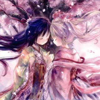 Anime boy friendship wallpaper