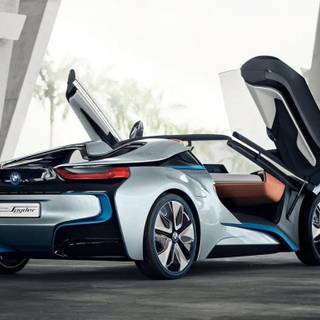 BMW bike and cars desktop wallpaper