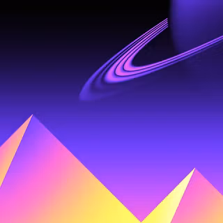 Purple neon retro Ps4 wallpaper